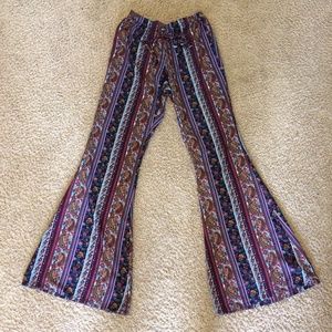 Bohemian Style Flare Pants